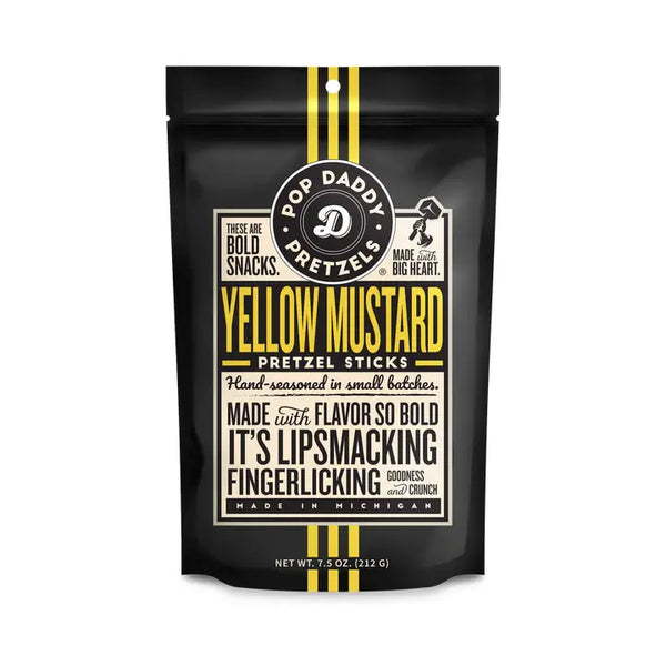 Pop Daddy – Yellow Mustard Seasoned Pretzels