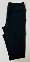 Full Length Black Leggings with Side Pockets