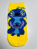 Blue Alien Adult Socks