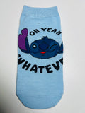 Blue Alien Adult Socks