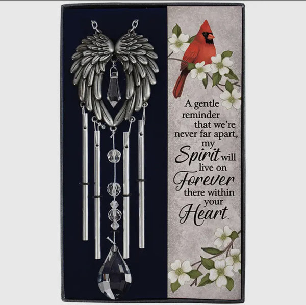 Cardinal Wind Chime Gift box Set