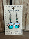 Acrylic Cupcake Dangle Earrings