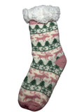 Sherpa Reindeer Tall Socks