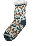 Sherpa Reindeer Tall Socks