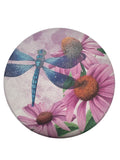 Stoneware Round Car Coasters