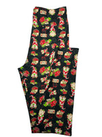 OS Full Length Leggings Apple Gnomes