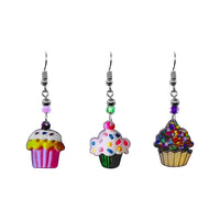 Acrylic Cupcake Dangle Earrings