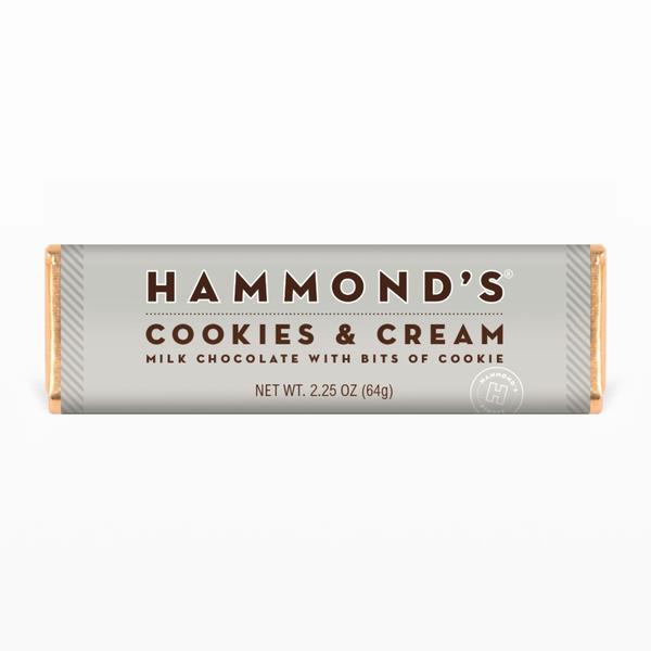 Cookies and Creme Milk Chocolate Bar 2.25 Oz